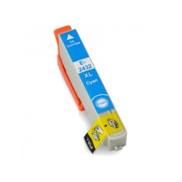 Epson T2432 Cyan Cartouche Compatible Epson Premium