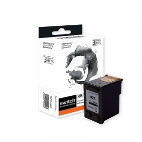 HP 21 - CARTOUCHE BOITE SWITCH ÉQUIVALENTE À HP C9351AE - NOIR