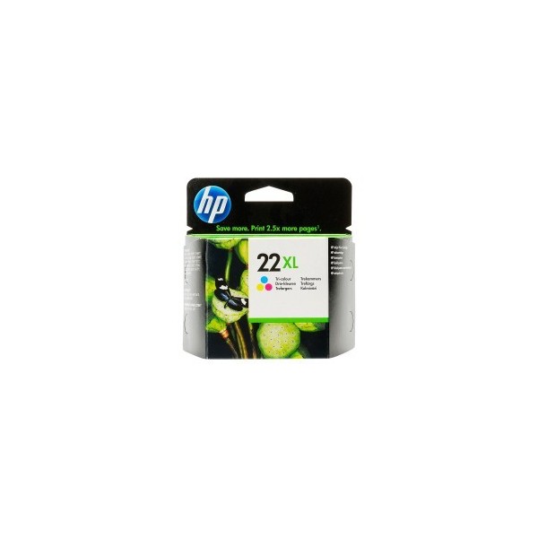 HP 22XL - cyan, magenta, jaune - cartouche d'encre originale - 11 ml - 415 pages