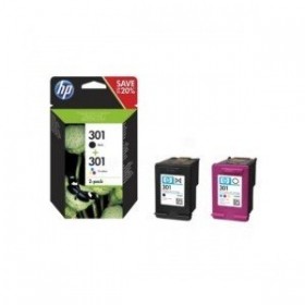 HP N9J72AE / 301 - Pack Cartouches Originales Noire et Couleur