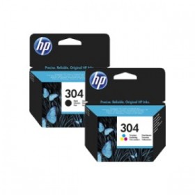 HP 304 Noir Couleur Cartouches encre HP - Pack