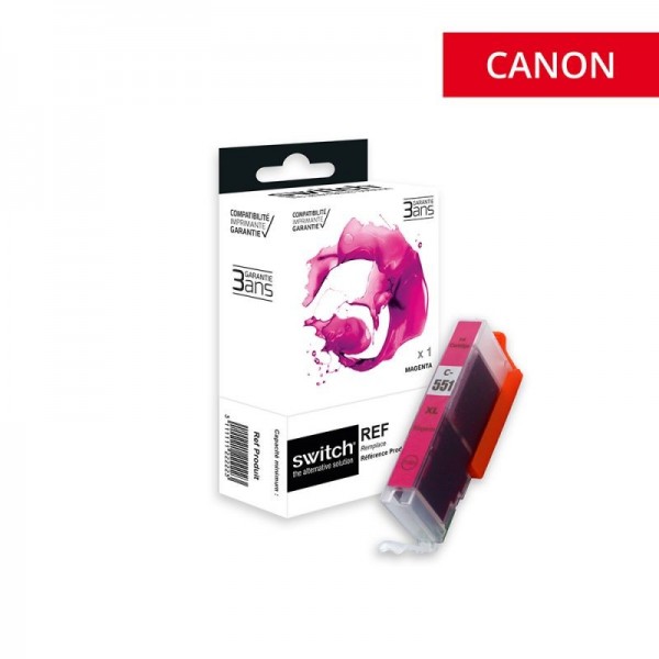 CLI551 Magenta Cartouche Canon Compatible Premium - Marque switch