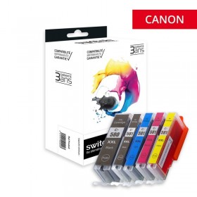 PGI-580XXL / CLI-581XXL Cartouches encre Compatible Canon -Marque Switch Haute Capacité