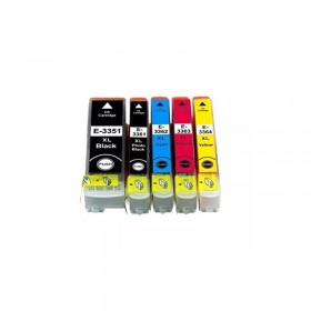 T3357 XL / T33XL  Pack 5 Cartouches Compatibles Epson - Série Orange