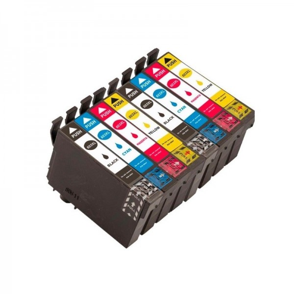 Epson 603XL , pack de 8  cartouches d'encre compatibles Grande Capacité -