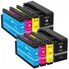 HP 950XL HP 951XL 9 Couleurs + 1 noir - cartouches d'encre compatibles