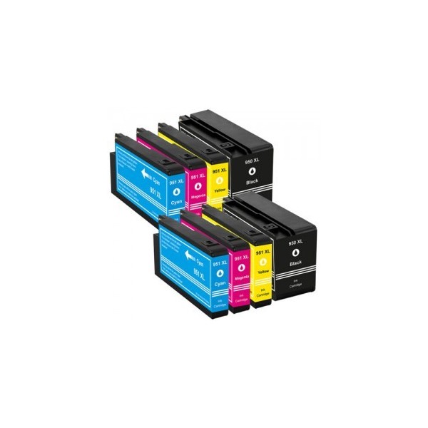 HP 950XL HP 951XL 9 Couleurs + 1 noir - cartouches d'encre compatibles