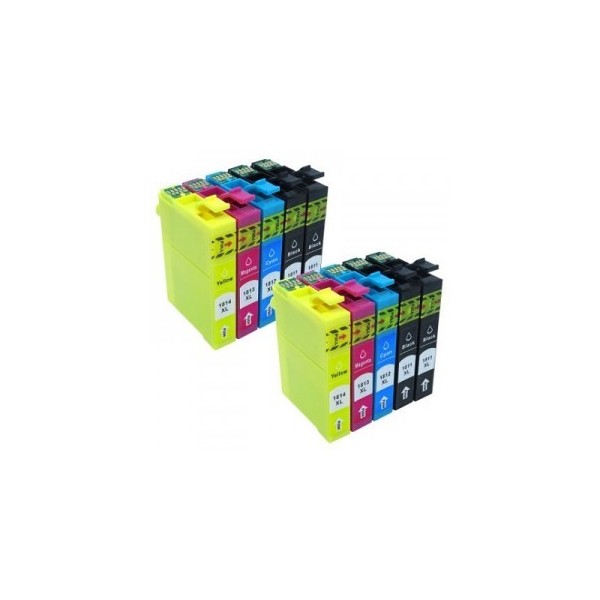 18XL  T1815  10 Cartouches  Compatible Multipack Epson Premium Grande Capacité