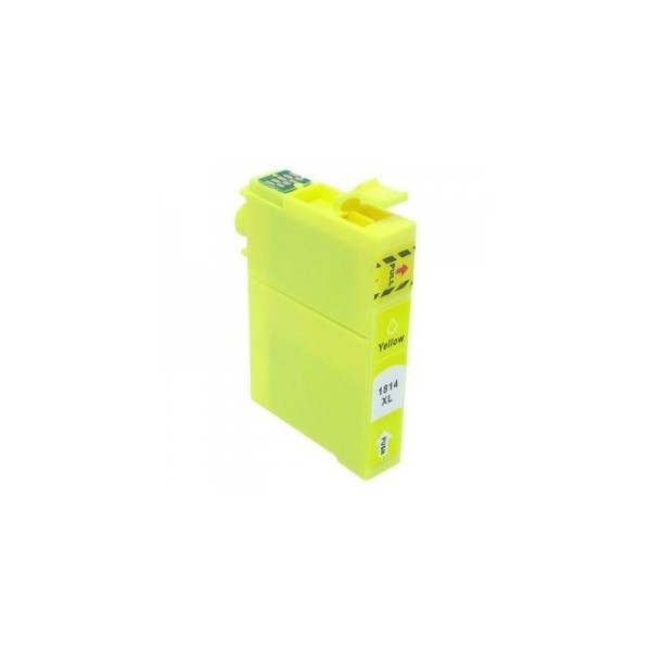 18XL  T1814    Jaune  Cartouche d'encre Compatible Epson  Premium  Grande Capacité