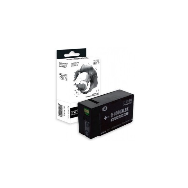 PGI1500XL  Noire  : Cartouche CANON Compatible  - marque Switch