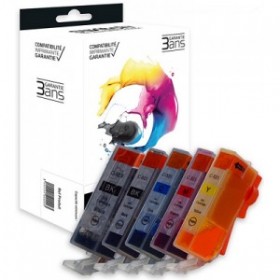 PACK Cartouches d'encre Compatible Canon PGI-520 CLI-521 Premium