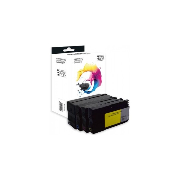 Pack HP 932/933 XL (Noire + Couleurs) Cartouches encre compatibles Grande Capacité- - marque switch