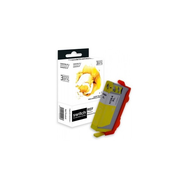 HP 364 XL Jaune Cartouche Compatible Grande Capacité - Switch