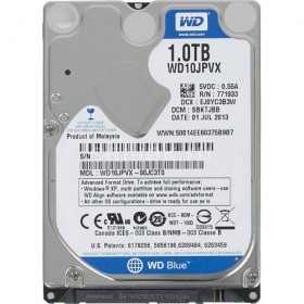 DD Western digital, Blue 1To 5400 128C Sata3,  1To - 5400T/min  128Mo cache - Sata 6Gb/s