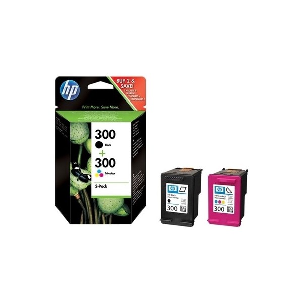 HP 300XL Pack de 2 Cartouches d encre Noir et Couleur Grande capacité - HP CN637E