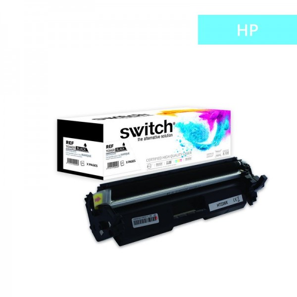 HP 30X / CF230X noir  Toner compatible marque SWITCH  - 3500 pages