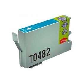 Epson T0482 Cyan Cartouche Compatible Premium