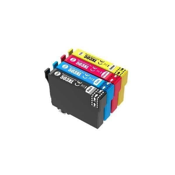 Epson 503XL - pack 4 Cartouches d'encre compatible Grande Capacité