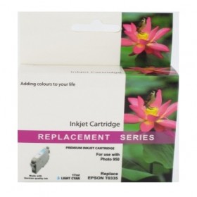 T0335 Cyan Light  Cartouche Compatible Epson Premium