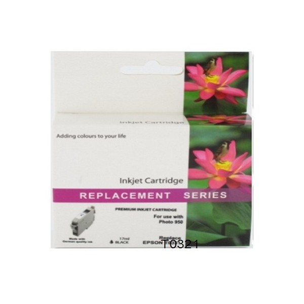 T0321 Noire  Cartouche Epson Compatible Premium