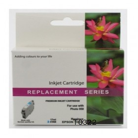 T0322 Cyan Cartouche Epson Compatible Premium