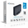 Boîtier externe Aisens 3,5" pour disques durs SATA I, II et III vers USB 3.0/USB 3.1 GEN1 noir