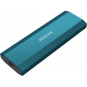 ASM2-019BLU - Boîtier Externe pour M.2 SSD SATA/NVME A USB3.2 GEN2, Bleu