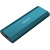 ASM2-019BLU - Boîtier Externe pour M.2 SSD SATA/NVME A USB3.2 GEN2, Bleu