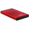 Boîtier externe Tooq pour disque dur/SDD 2,5" jusqu'à 9,5 mm SATA USB 3.0 - Rouge