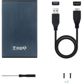 Boîtier externe Tooq pour disque dur/SDD 2,5" jusqu'à 9,5 mm SATA USB 3.0