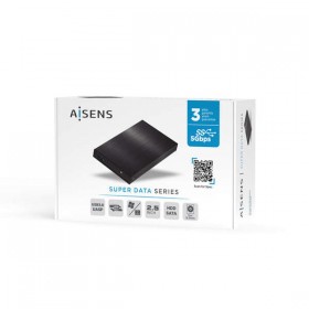 Boîtier externe Aisens 2,5″ - 9,5 mm - SATA vers USB 3.0/USB 3.1 GEN1 - Noir