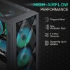 Boitier PC ATX pré-installé avec 6 Ventilateurs PWM ARGB