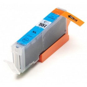 CLI551 XL  Cyan  Cartouche Compatible  Canon Premium Grande Capacité