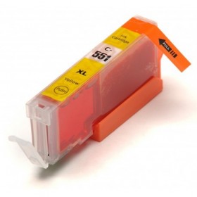 CLI551  XL  Jaune  Cartouche Canon Compatible Premium Grande Capacité