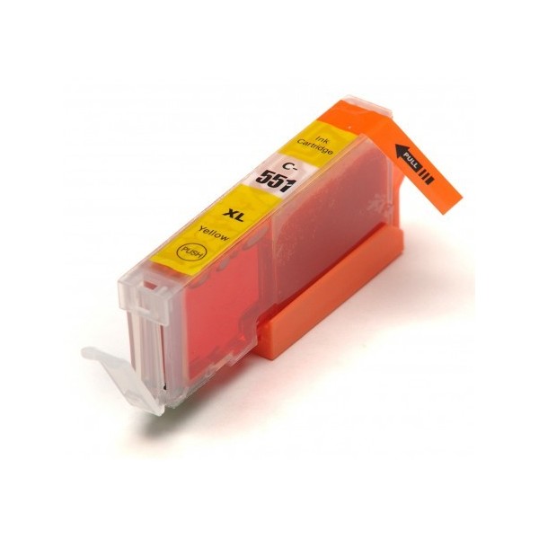 CLI551  XL  Jaune  Cartouche Canon Compatible Premium Grande Capacité