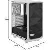 Fractal Design Meshify 2 Compact Lite White TG Clear