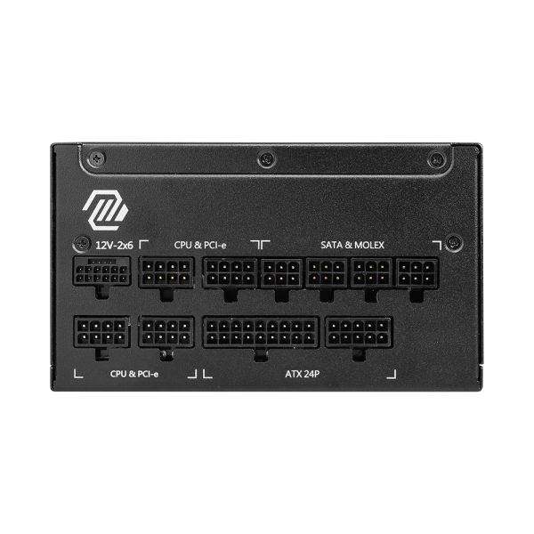 Alimentation ATX MSI Mag A1000GL PCIe5 - 1000W (Noir)