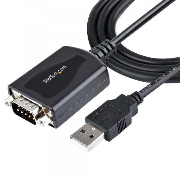Câble USB vers RS232 DB9 COM (mâle) 1 mètre