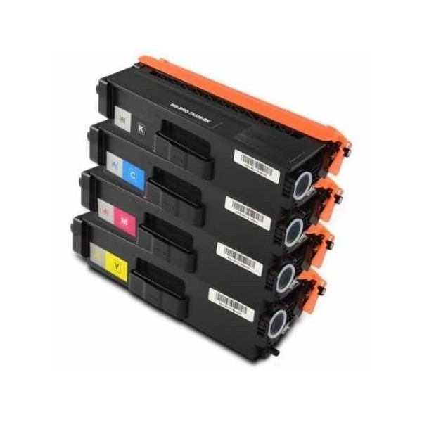TN-326 Pack de 4 Toners compatible brother  (Noir, Cyan, Magenta, Jaune)