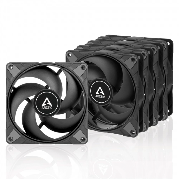 Ventilateurs ARTIC P12 noir pack de 5