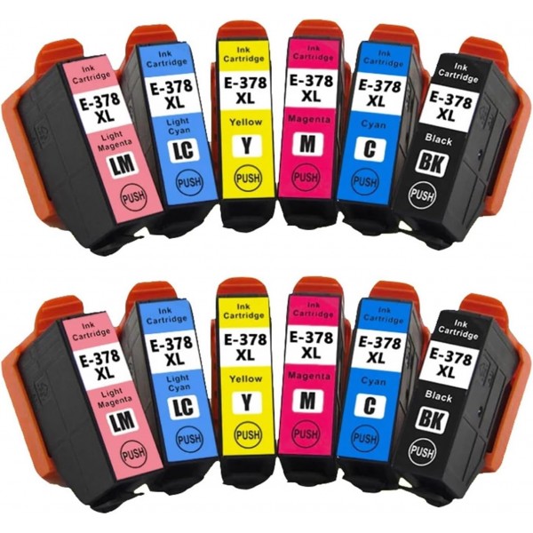 Cartouche d'encre 378XL / T3791 Pack 6 cartouches en XL