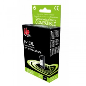 HP15 Noire  Cartouche Remanufacturée  Grande Capacité UPRINT