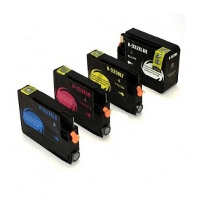 HP 932/933  XL (Noire + Couleurs)  Pack Cartouches encre compatibles Grande Capacité