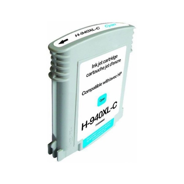 HP940 XL Cyan  Cartouche Remanufacturée Grande Capacité  UPRINT