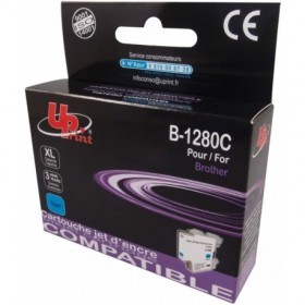 LC1280XL / LC1240 / LC1220  Cyan Cartouche Brother Compatible Premium UPRINT