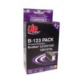 LC121/123  Pack Brother Cartouches Compatibles Premium Marque UPRINT