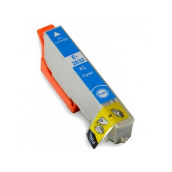 T2632  XL Cyan  Cartouche Epson Compatible Premium Grande Capacité