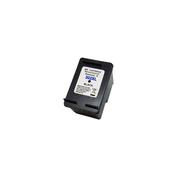 HP 302XL Noir Cartouche Remanufacturée Grande Capacité