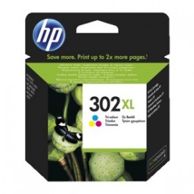 HP 302 XL - F6U67AE Couleurs Cartouche d'encre origine
