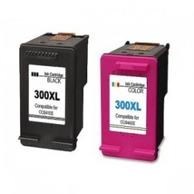 Compatible Pack HP 300 XL Cartouches Compatibles Grande Capacité